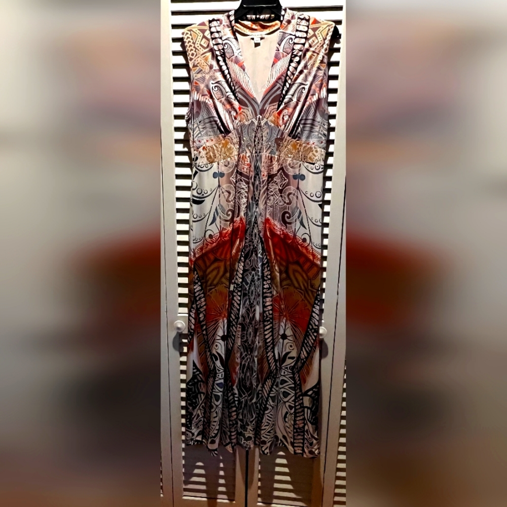 👗 World Unity Womens Maxi Dress XL Summer EUC 👗